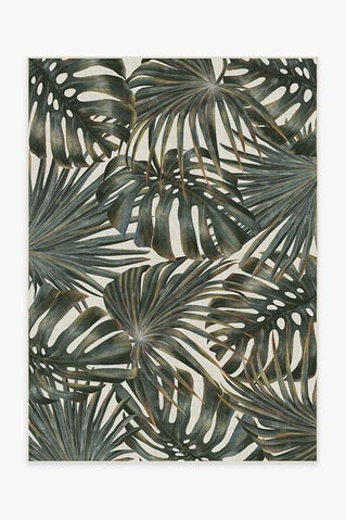 Outdoor Tropical Green Rug