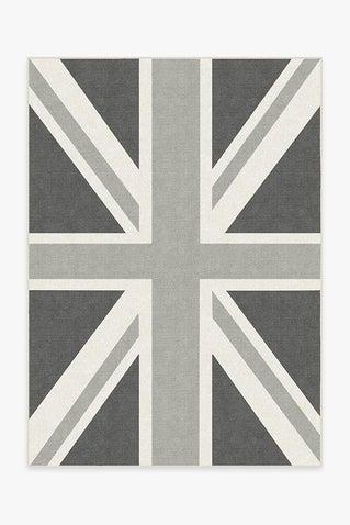 Union Jack Grey Rug