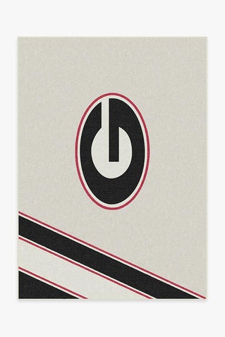 University of Georgia Splash Logo Rug