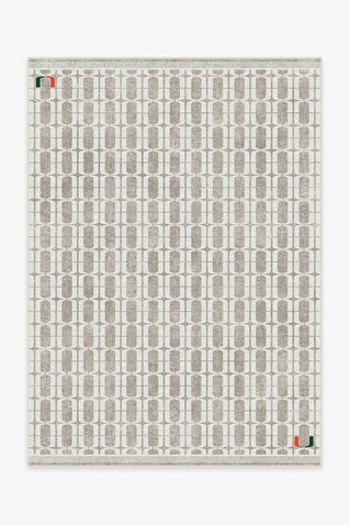 University of Miami All Over Rug