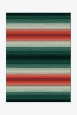 University of Miami Ombre Stripe Rug