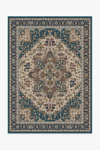 Vintage Heriz Cerulean Rug