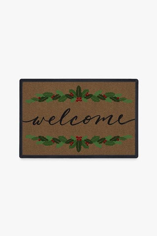 Welcome Holly Doormat