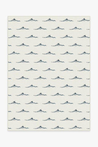 Whitecaps Indigo Rug