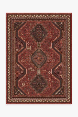 Zareen Scarlet Red Rug
